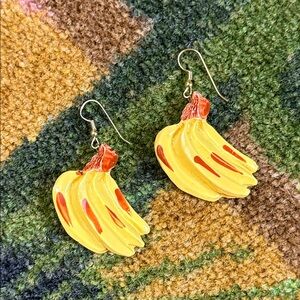 BANANA EARRINGS FRUIT